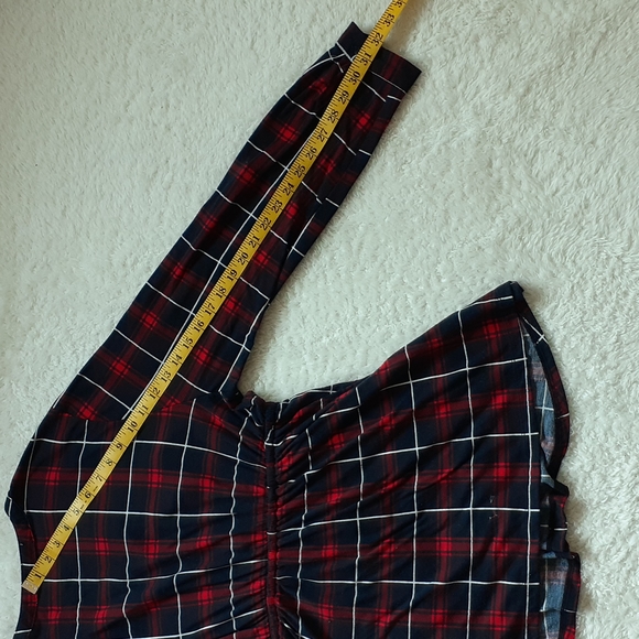 Eden and Olivia Womans Maternity Plaid Top XL - Picture 9 of 12